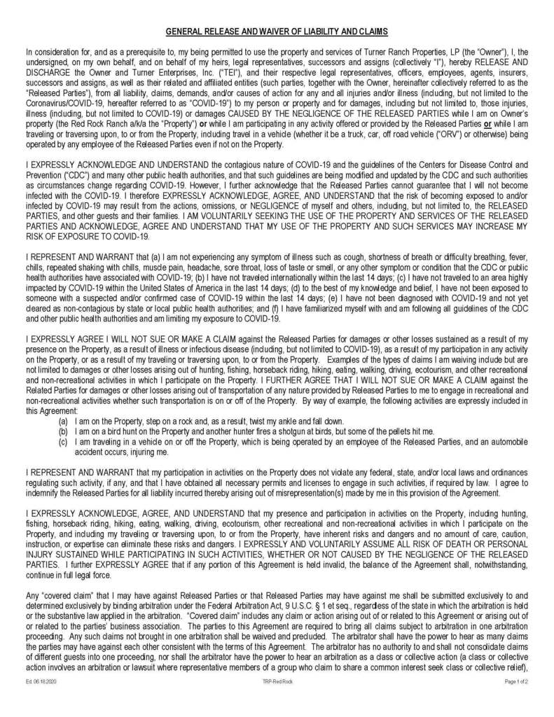 waiver 1