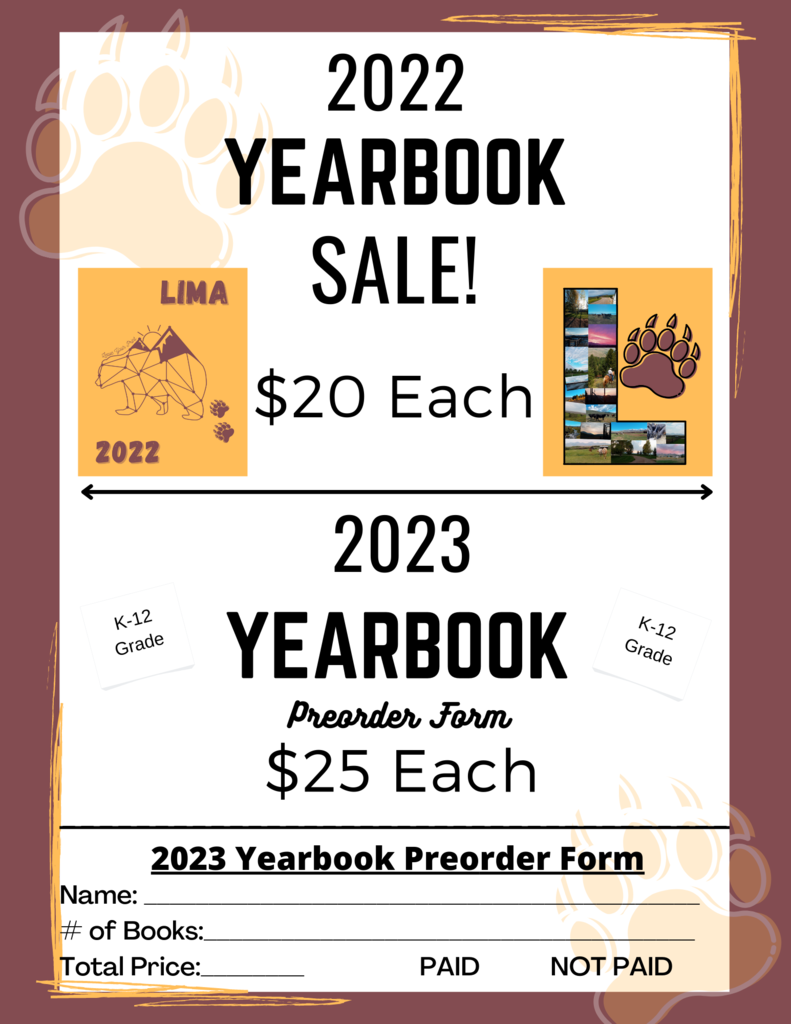 2022 Yearbook Sale